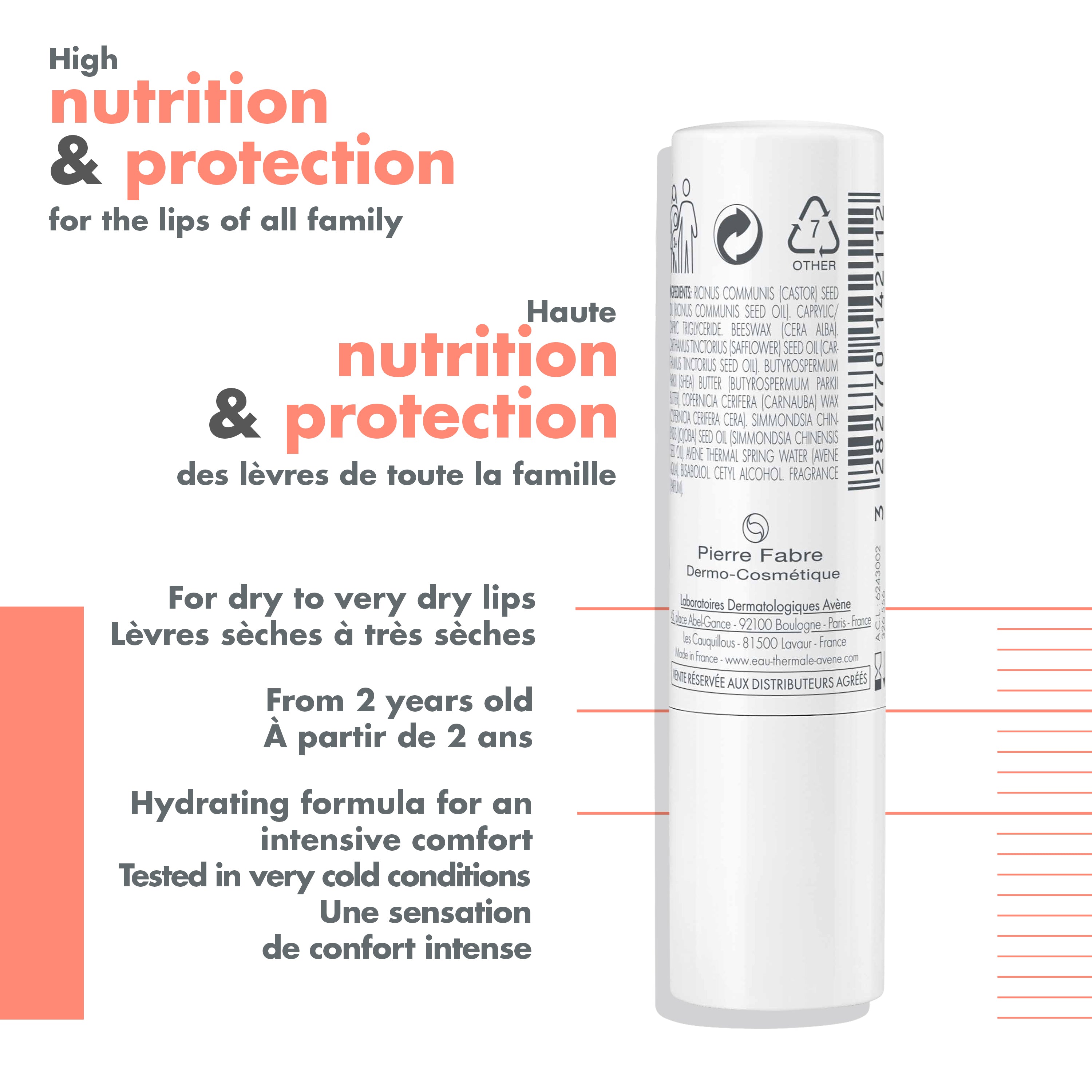 AVENE COLD CREAM STICK LIP BALM 4G