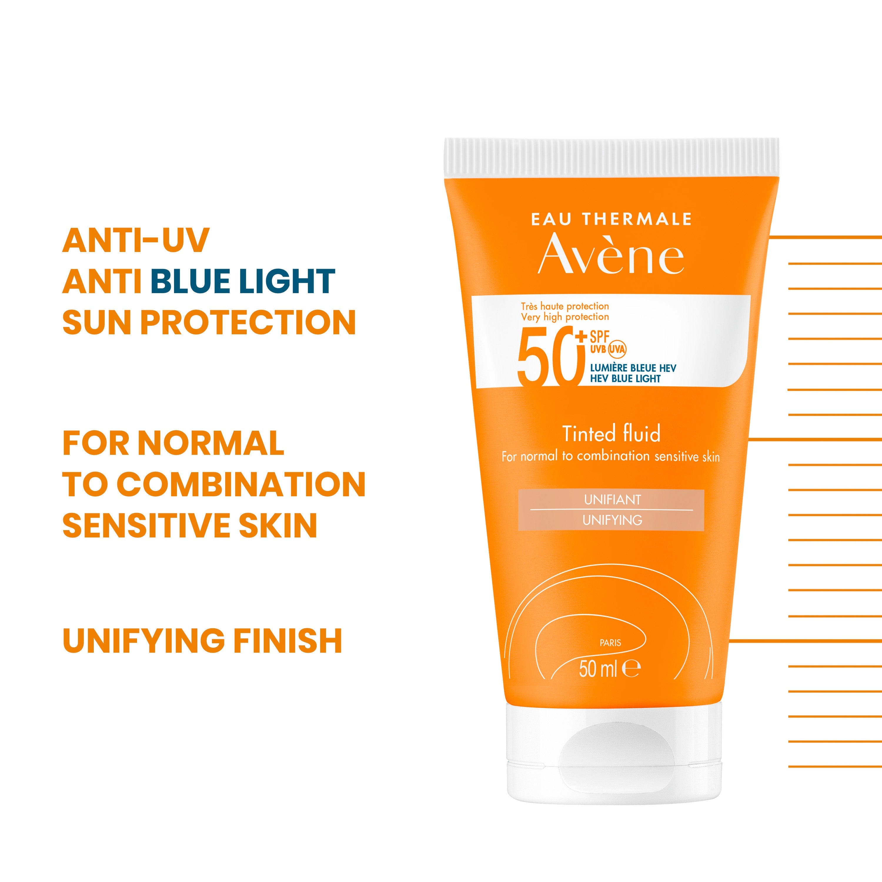 AVÈNE  SPF50+ TINTED FLUID