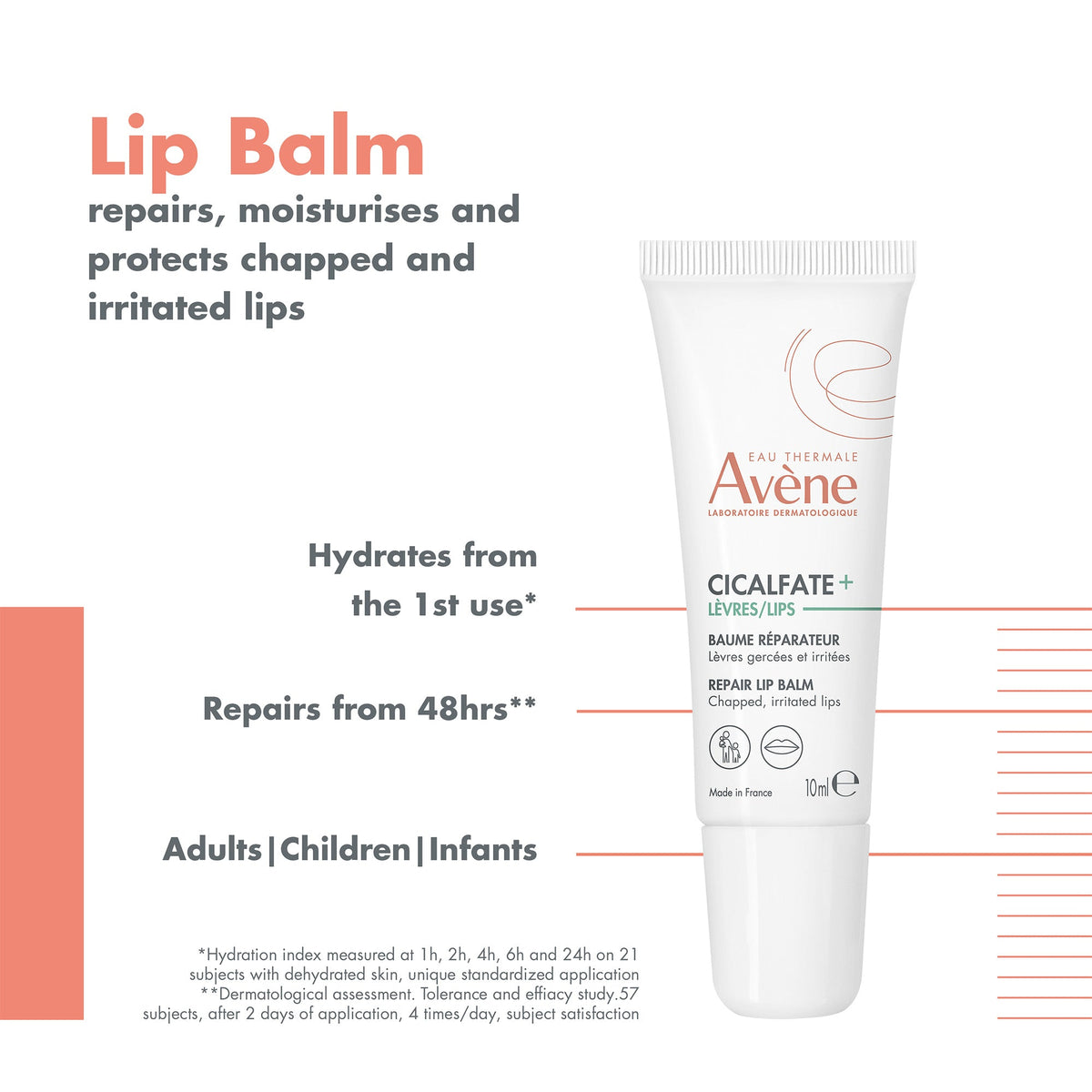 AVENE CICALFATE+ LIPS REPAIR BALM 10M