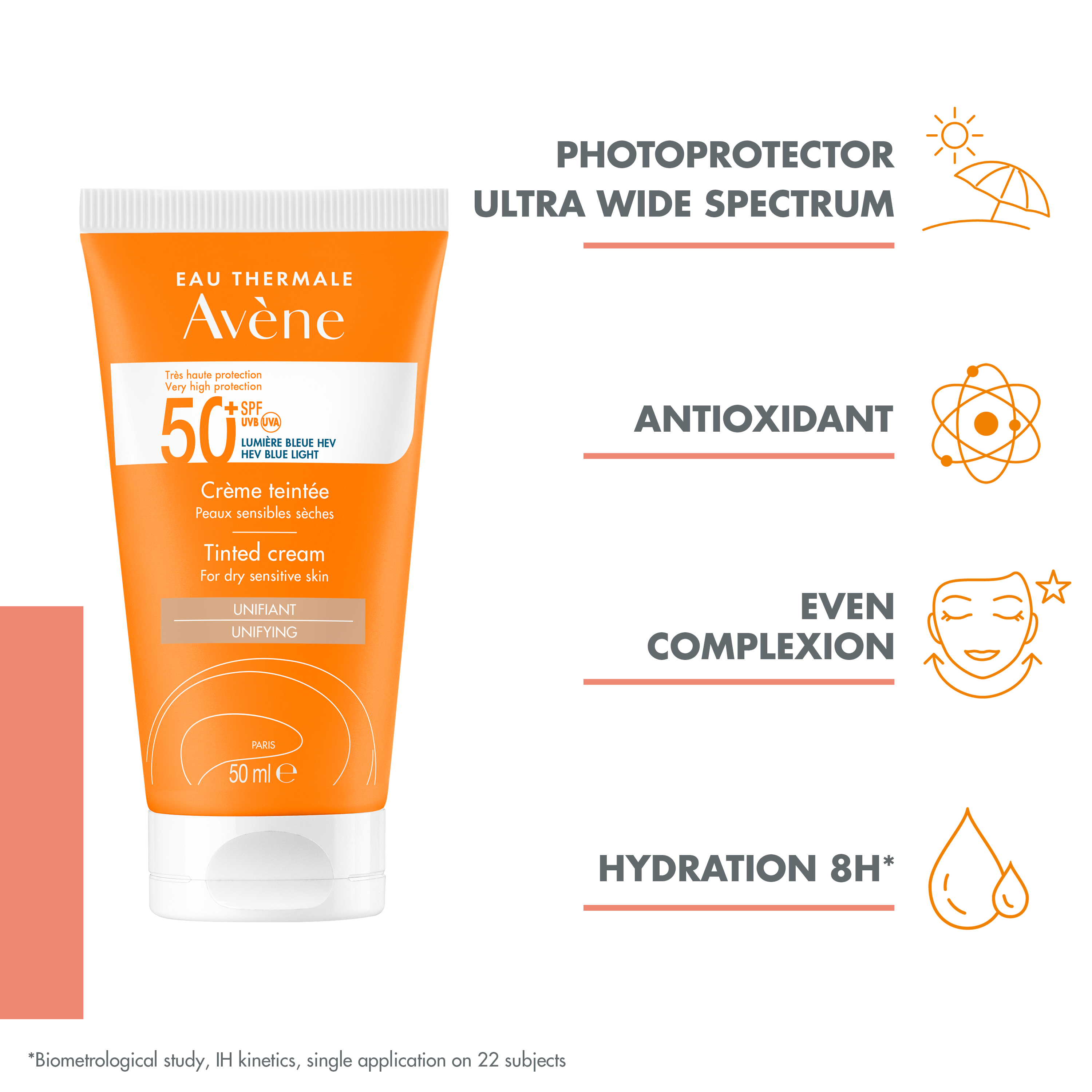 AVÈNE SPF50+  Tinted CREAM